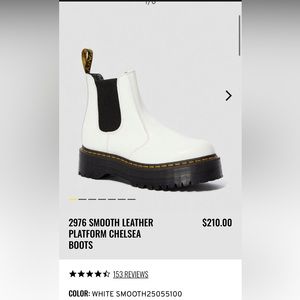 Doc Marten 2967 Leather platform Chelsea boots